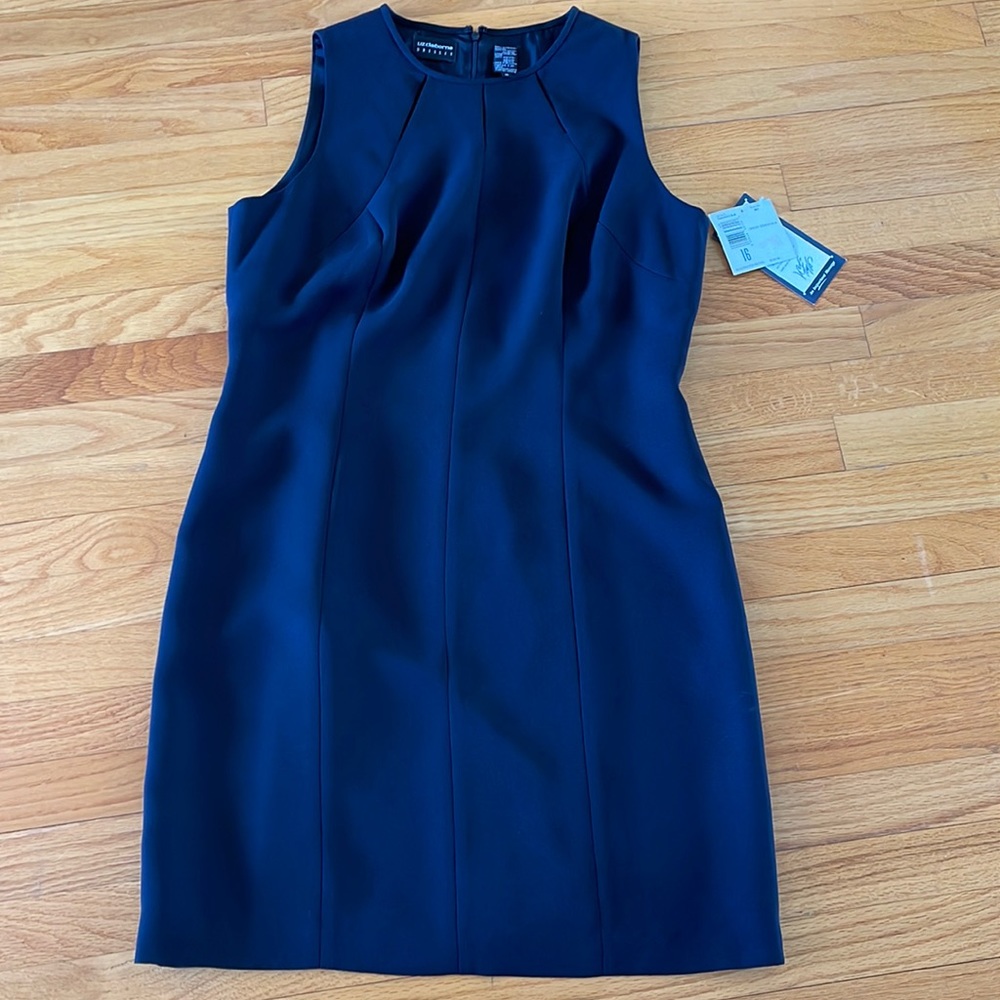 Liz Claiborne Little Black Dress for any occasion. Sleeveless. New w tags, Sz16